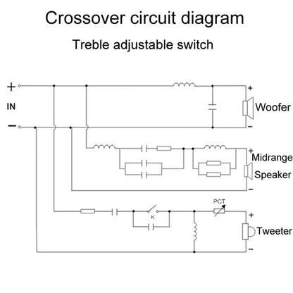 High Medium And Low 3-Way Audio Crossover Stage Speaker Divider, 3505A, 3505B
