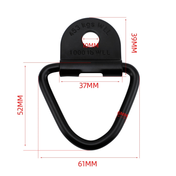 Trailer ATV Bolt-on Hook Truck Cargo Tie-down Ring, 10pcs /Set Hook