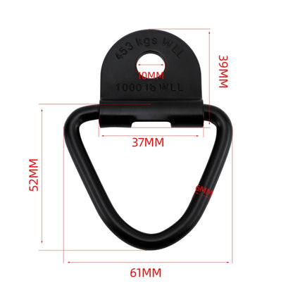 Trailer ATV Bolt-on Hook Truck Cargo Tie-down Ring, 10pcs /Set Hook