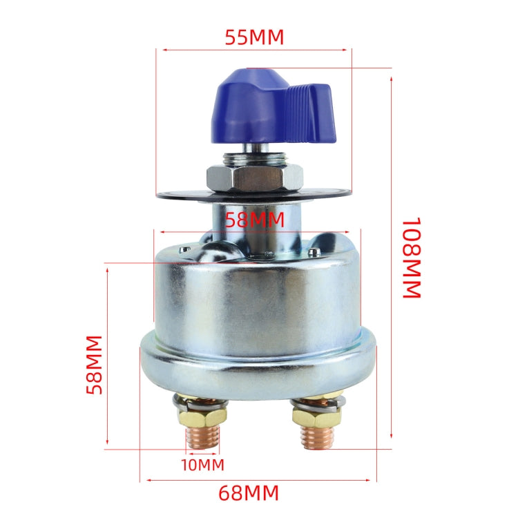 RV Yacht Anti-leakage Battery Power Main Switch, Without Accessories, With Accessories