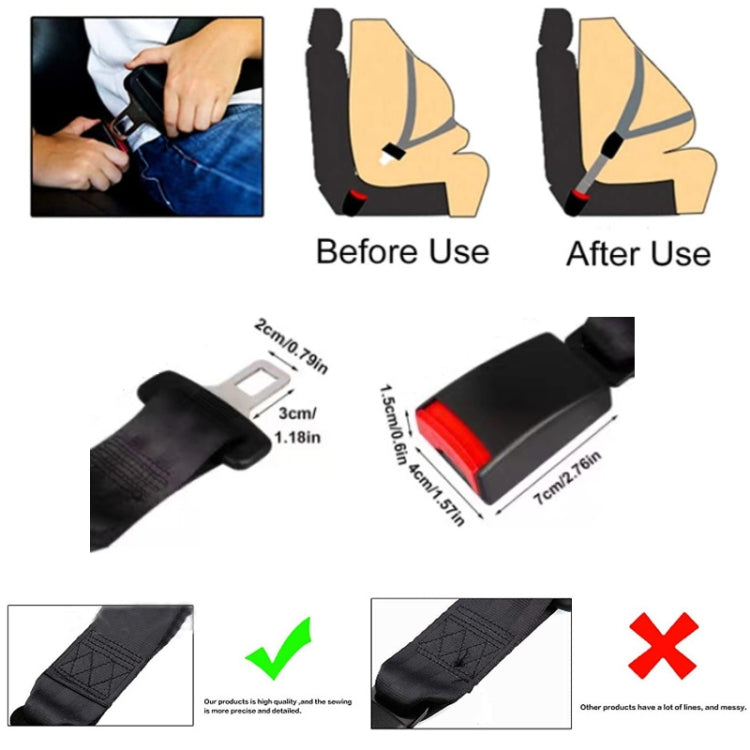 Car Seat Child Pregnant Woman Safety Belt Adjustable Extender, EU/US Mini 23cm, EU/US Mini 36cm, EU/US Mini 26cm