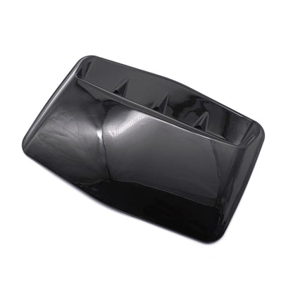 Universal Carbon Car Hood Scoop Air Flow Intake Decorative Turbo Bonnet Vent Cover With Tape