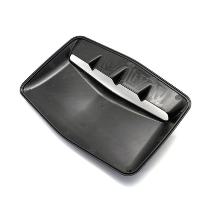 Universal Carbon Car Hood Scoop Air Flow Intake Decorative Turbo Bonnet Vent Cover With Tape