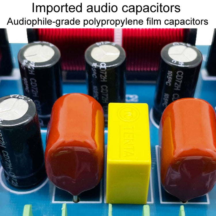 RCEDA-410 Two High One Medium One Low 4-Way Speaker Crossover Audio Modification Divider, RCEDA-410