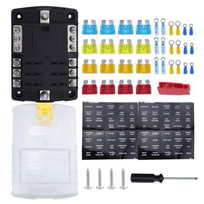6-Way LED Indicator Fuse Box Socket For RV And Yacht, Configuration 1, Configuration 2, Configuration 3, Configuration 4
