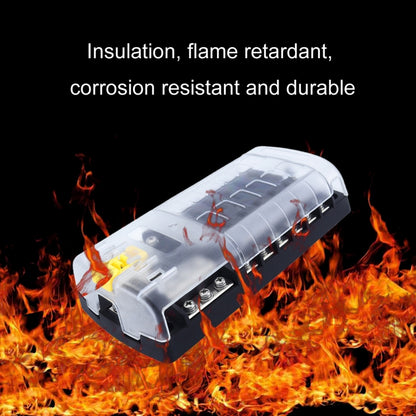 RV Yacht 12-way LED Insulated Flame-retardant Fuse Holder Box with Wire, Configuration 1, Configuration 2, Configuration 3, Configuration 4