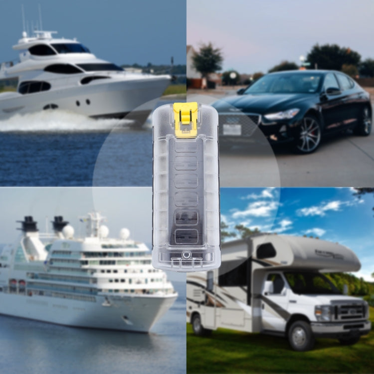 6-Way Plug-In Insulated Cover Fuse Box For Cars Yachts, Standard, Upgraded Version A, Upgraded Version B, Enhanced Version A, Enhanced Version B