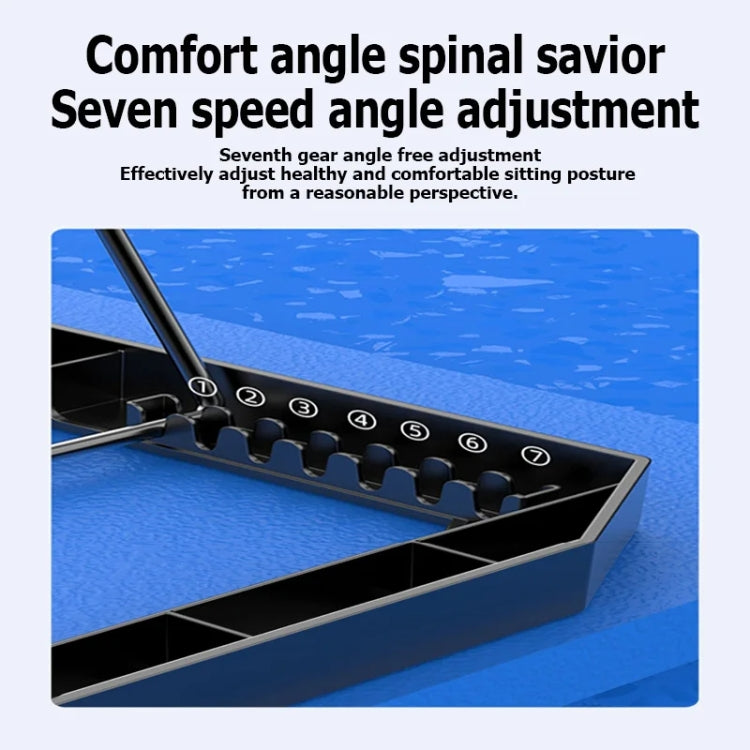 ICE COOREL K22 4-fans Adjustable Laptop Radiator Base with Atmosphere Light, with Speed Regulation, with LCD Display