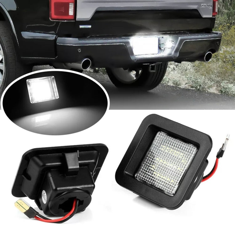 2pcs For 2015 Ford F-150 Raptor LED License Plate Light, 2pcs