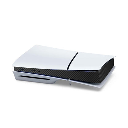 For PS5 Slim Console Middle Sticker Scratch Resistant Digital Optical Drive Version Universal Sticker, Frosted Black, Starlight Blue, Star Pink, Carbon Fiber Black, Carbon Fiber Dark Blue, Carbon Fiber Pink