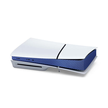 For PS5 Slim Console Middle Sticker Scratch Resistant Digital Optical Drive Version Universal Sticker, Frosted Black, Starlight Blue, Star Pink, Carbon Fiber Black, Carbon Fiber Dark Blue, Carbon Fiber Pink