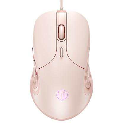 Inphic B8 Mute Light Emitting Wired Mice Home Office Gaming Computer Mouse, B8