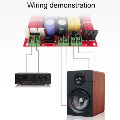 WEAH-206 High And Low 2-Way Audio Divider Bookshelf Speaker Crossover, WEAH-206