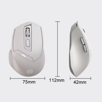 Inphic DR6 2.4G Wireless + Bluetooth 5.0/4.0 Tri-mode Charging Mute Office Gaming Computer Mouse, DR6