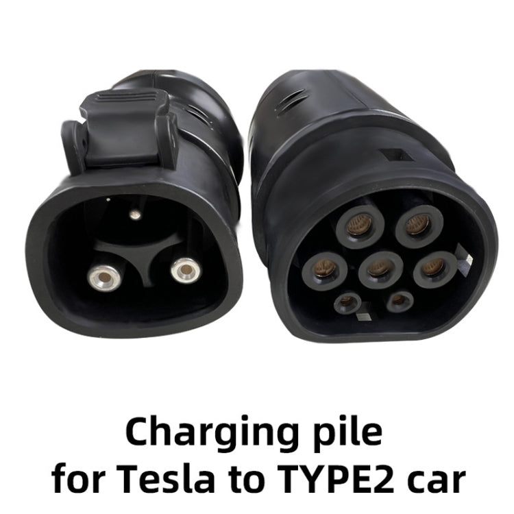 For Tesla-TYPE2 Electric Vehicle Charging Station Adapter Conversion Head, For Tesla-TYPE2