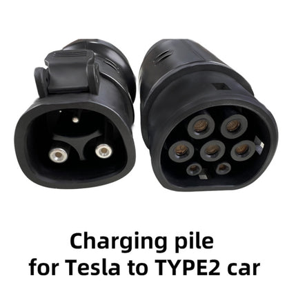 For Tesla-TYPE2 Electric Vehicle Charging Station Adapter Conversion Head, For Tesla-TYPE2