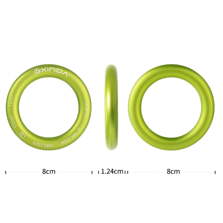 XINDA HH-9779 High-strength Seamless Outdoor Rock Climbing Equipment Connecting Ring