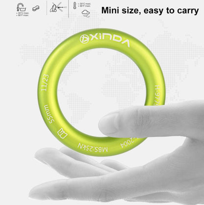 XINDA HH-9779 High-strength Seamless Outdoor Rock Climbing Equipment Connecting Ring