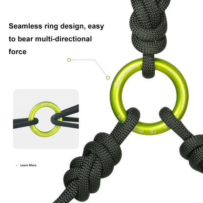 XINDA HH-9779 High-strength Seamless Outdoor Rock Climbing Equipment Connecting Ring