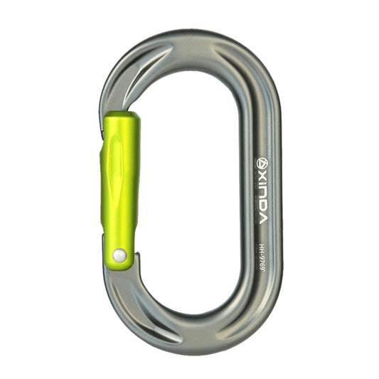 XINDA HH-9769 22/24kN High-strength Outdoor Rock Climbing Load-bearing Lock, Straight, Threaded, Two-stage, Three-stage