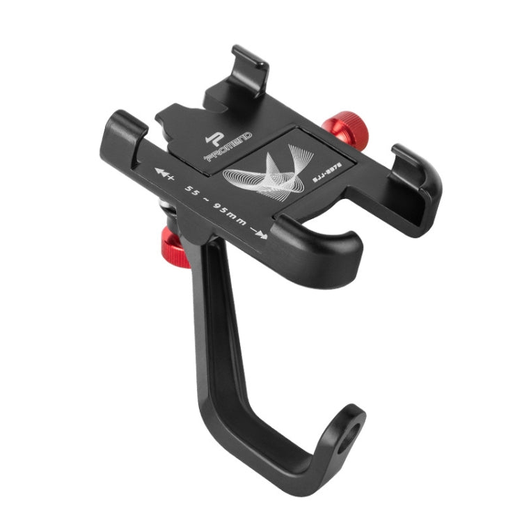 Bicycle Phone Holder Universal Aluminum Alloy Electric Bike Mount, PROMEND SJJ-297E Rearview Mirror Model, PROMEND SJJ-297B Handlebar Stand Model