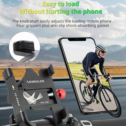 Bicycle Phone Holder Universal Aluminum Alloy Electric Bike Mount, PROMEND SJJ-297E Rearview Mirror Model, PROMEND SJJ-297B Handlebar Stand Model