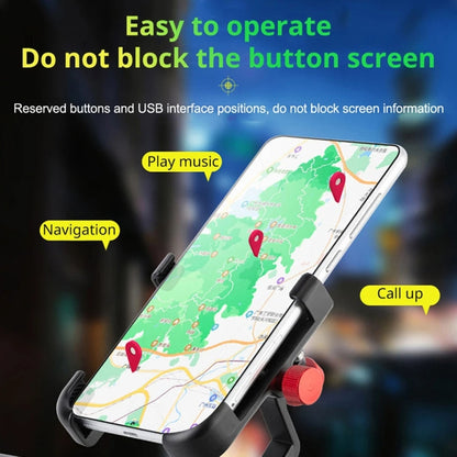 Bicycle Phone Holder Universal Aluminum Alloy Electric Bike Mount, PROMEND SJJ-297E Rearview Mirror Model, PROMEND SJJ-297B Handlebar Stand Model