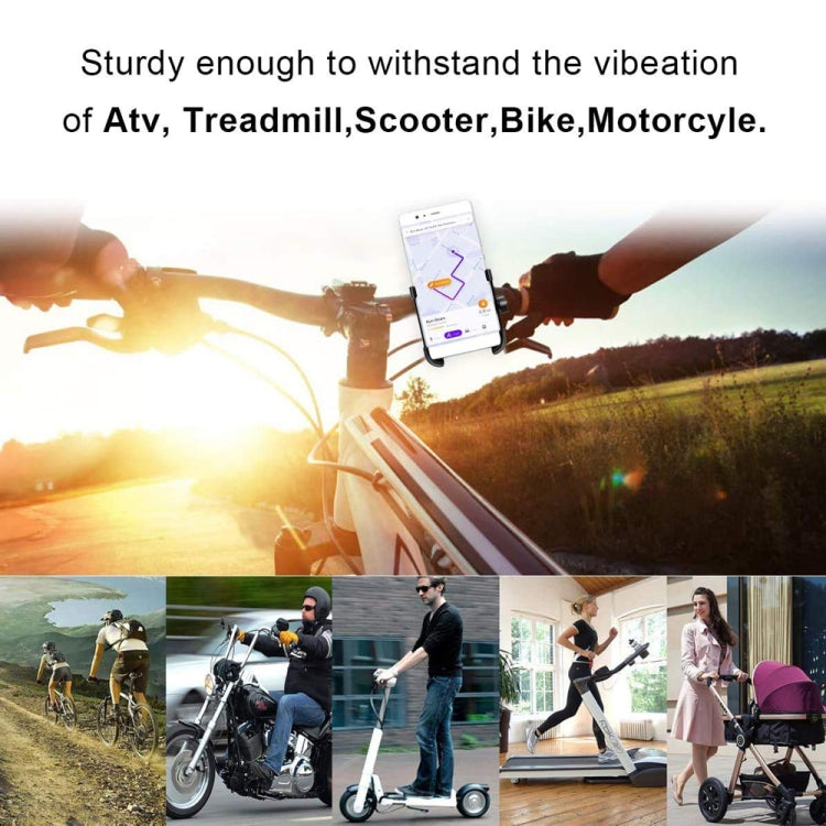 Bicycle Phone Holder Universal Aluminum Alloy Electric Bike Mount, PROMEND SJJ-297E Rearview Mirror Model, PROMEND SJJ-297B Handlebar Stand Model