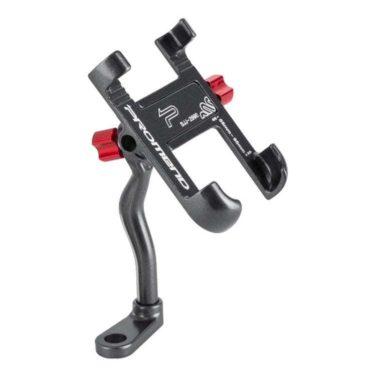 PROMEND Aluminum Alloy Cell Phone Holder Adjustable Angle Rotating Motorcycle Navigation Support, SJJ-299B Handlebar Stand Black, SJJ-299B Handlebar Stand Titanium Color, SJJ-299B Handlebar Stand Silver, SJJ-299E Rear View Mirror Titanium Color