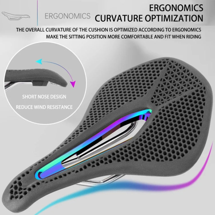 PROMEND SD-577 Bicycle Honeycomb Bionic Structure Saddle Hollow Steel Bow Breathable Comfort Saddle, SD-577