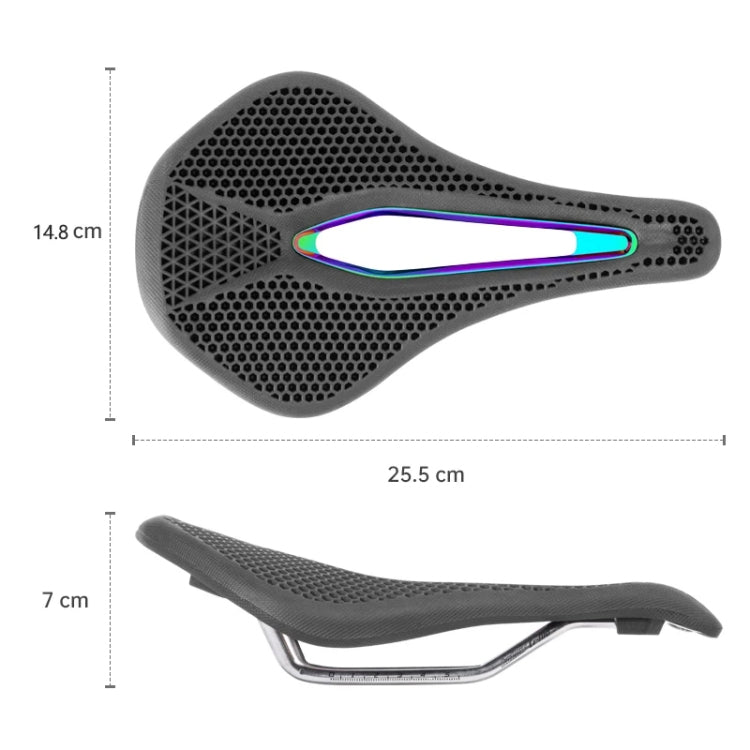 PROMEND SD-577 Bicycle Honeycomb Bionic Structure Saddle Hollow Steel Bow Breathable Comfort Saddle, SD-577