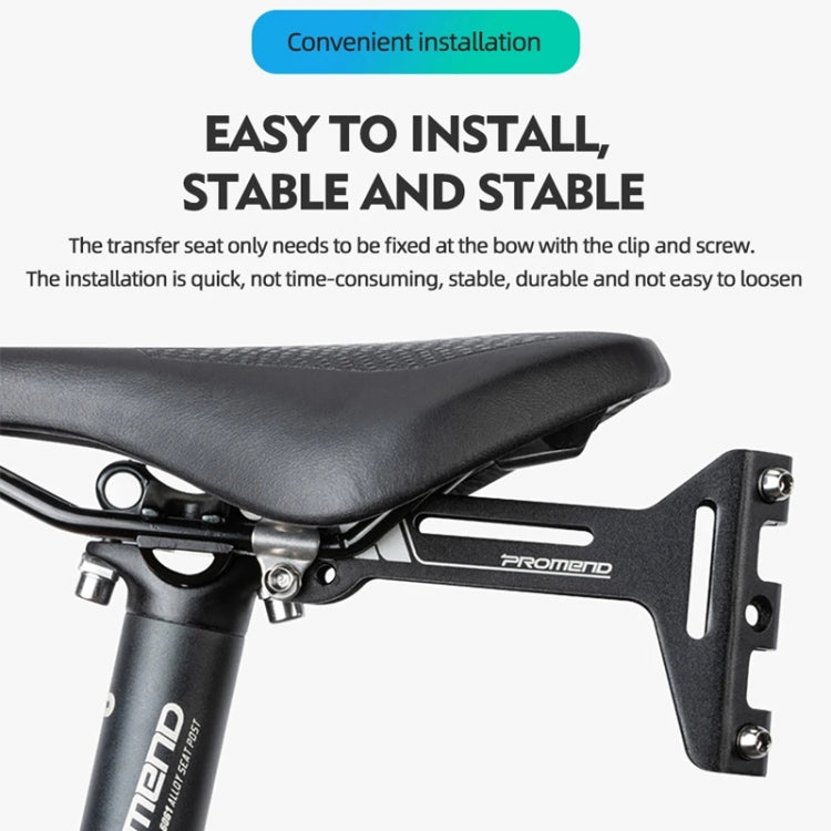 PROMEND FJJ-285 Water Bottle Cage Conversion Mount Aluminum Bicycle Cushion Dual Cup Holder Mounting Adapter, Frosted Black, Colorful