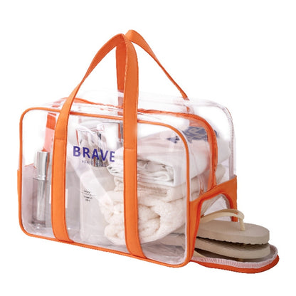 Large Capacity Sports Tote Swimming Bag Waterproof Toiletry And Makeup Organizer Bag
