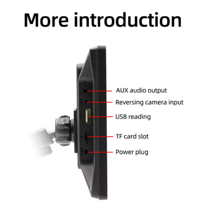 Car Universal Screen Stereo HD MP5 Player Reversing Monitor, Without Camera