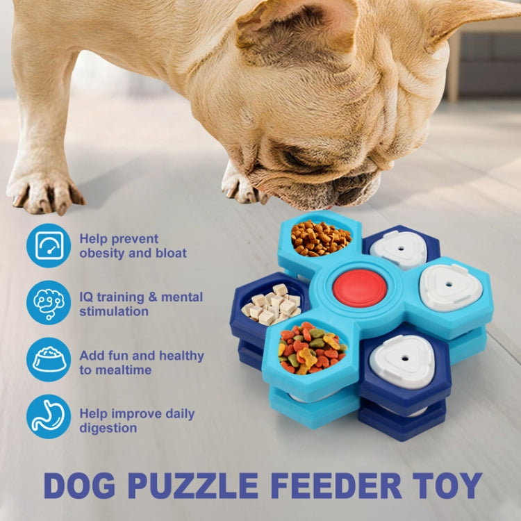 Rotating Puzzle Pet Toys Dog Foraging Training Slow Food Tray, Double Layer, Three Layer, Four Layer