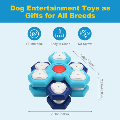 Rotating Puzzle Pet Toys Dog Foraging Training Slow Food Tray, Double Layer, Three Layer, Four Layer