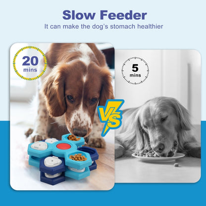 Rotating Puzzle Pet Toys Dog Foraging Training Slow Food Tray, Double Layer, Three Layer, Four Layer