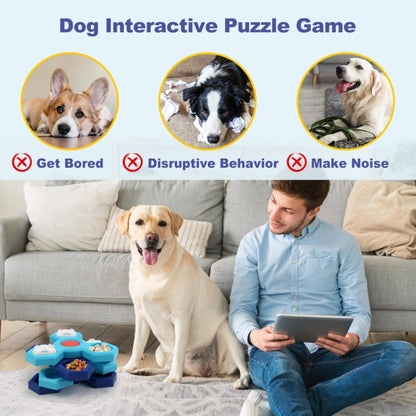 Rotating Puzzle Pet Toys Dog Foraging Training Slow Food Tray, Double Layer, Three Layer, Four Layer