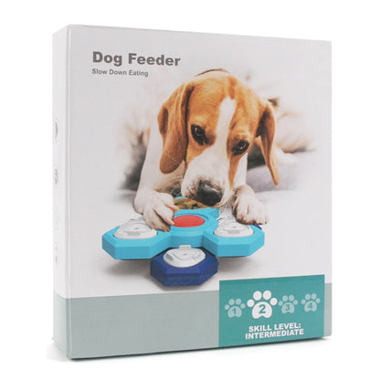 Rotating Puzzle Pet Toys Dog Foraging Training Slow Food Tray, Double Layer, Three Layer, Four Layer