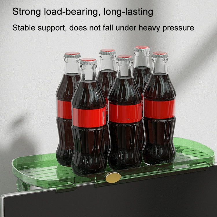 No Punching TV Set-top Box Adjustable Storage Shelf Monitor Computer Screen Holder Router Hanger