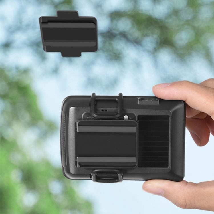 Automotive Removable ETC Slide Bracket Car Anti-Drop Holder, Black, Transparent