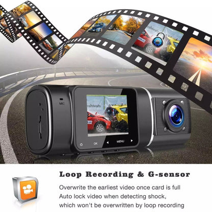 HD Car Recorder, Dual Recording Front 1080+Internal 1080, J02