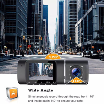 HD Car Recorder, Dual Recording Front 1080+Internal 1080, J02