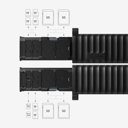 TELESIN  USB-C / Type-C 2-in-1 SD / TF Card Reader Storage Box for Smartphones PC Camera, TELESIN