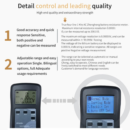 NiMH Lead-acid Button 100V Lithium Battery Bottle Internal Resistance Tester