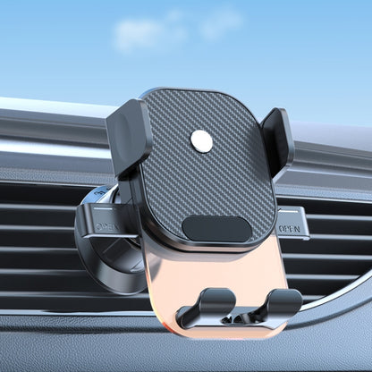 Car Suction Cup Dashboard Automatic Lock Mobile Phone Holder, Glossy Telescopic Base, Glossy Waterfall Base, Brushed Telescopic Base, Brushed Waterfall Base, Black Air Outlet, Orange Air Outlet, Black Telescopic, Orange Telescopic, Black Waterfall     ...