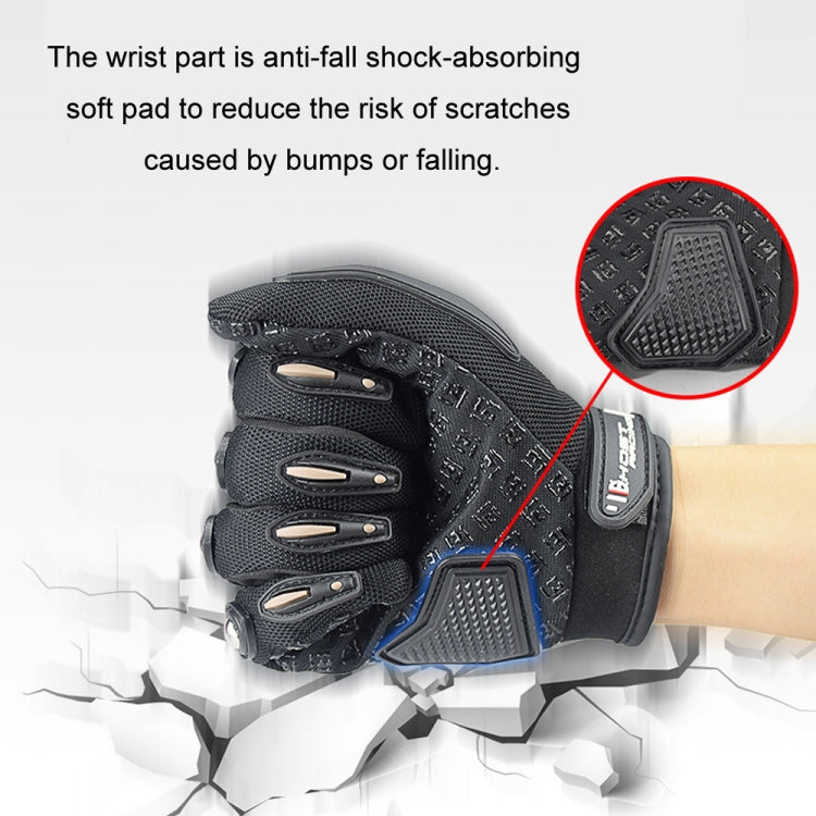 GHOST RACING Motorcycle Riding Anti-fall Breathable Gloves, XXL