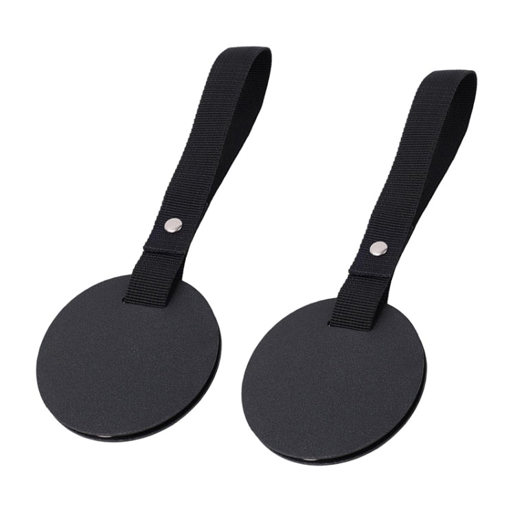 2pcs Concealed Car Seatback Leather Storage Hooks