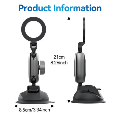 TELESIN Magnetic Suction Car Phone Mount 360 Degree Rotation Phone Holder, TELESIN Magnetic Holder