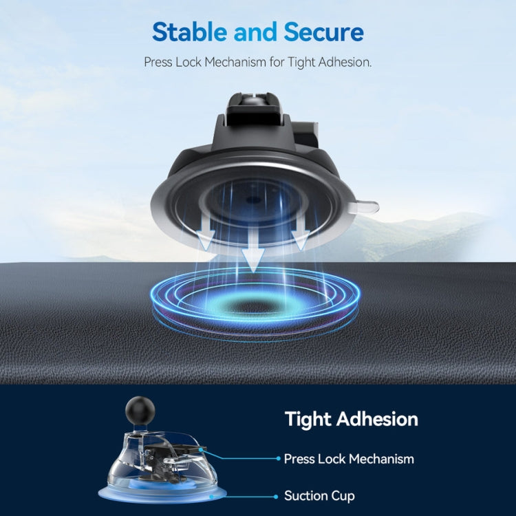 TELESIN Magnetic Suction Car Phone Mount 360 Degree Rotation Phone Holder, TELESIN Magnetic Holder